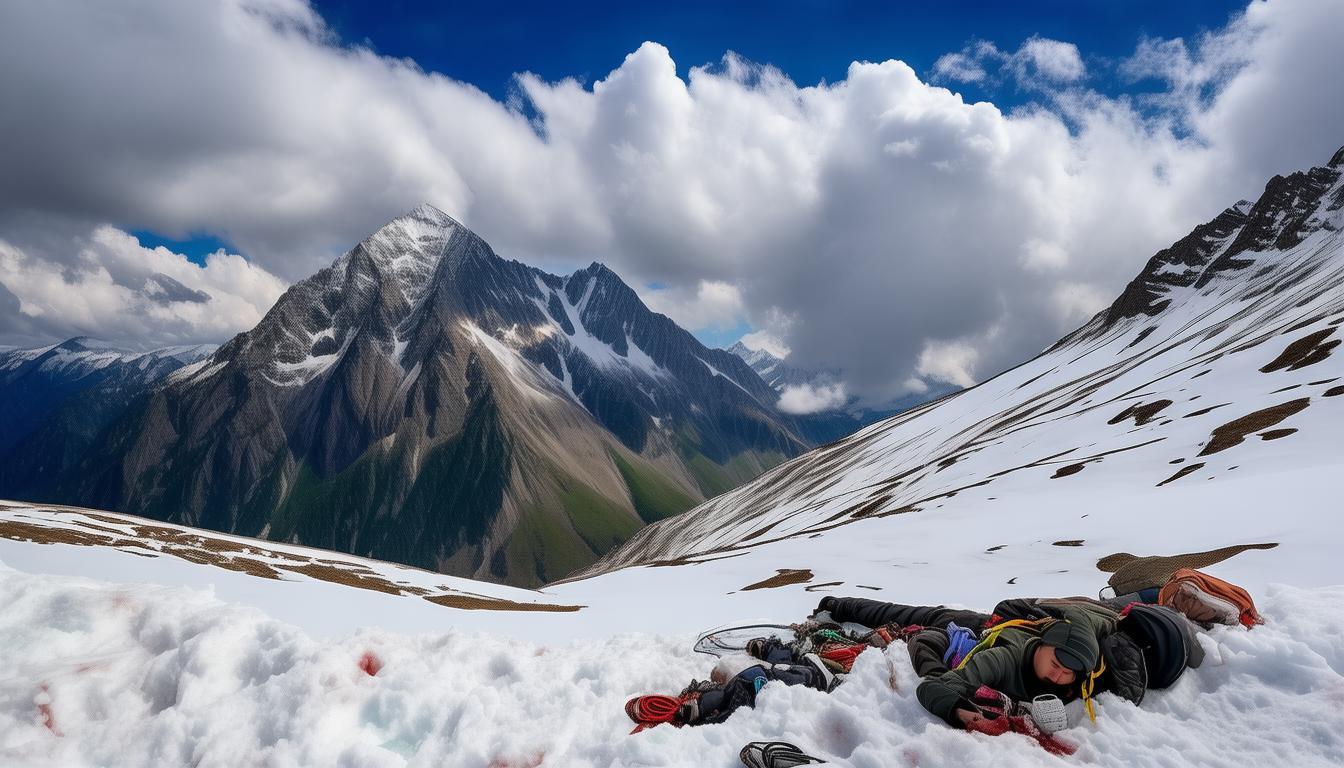 6月30日四姑娘山二峰突發墜崖悲?。∫馔鉃楹伟l生？